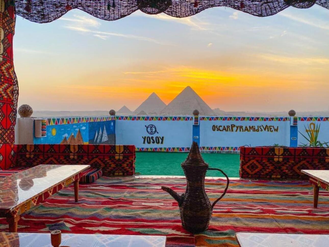 Oscar Pyramids View Hotel Nazlet el-Sisi Luaran gambar